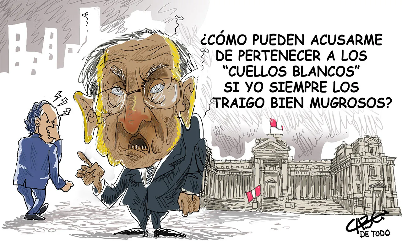 ¿Cómo pueden acusarme de pertenecer a los "Cuellos Blancos"?