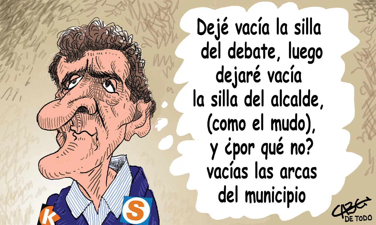 Dejaré vacía la silla del debate