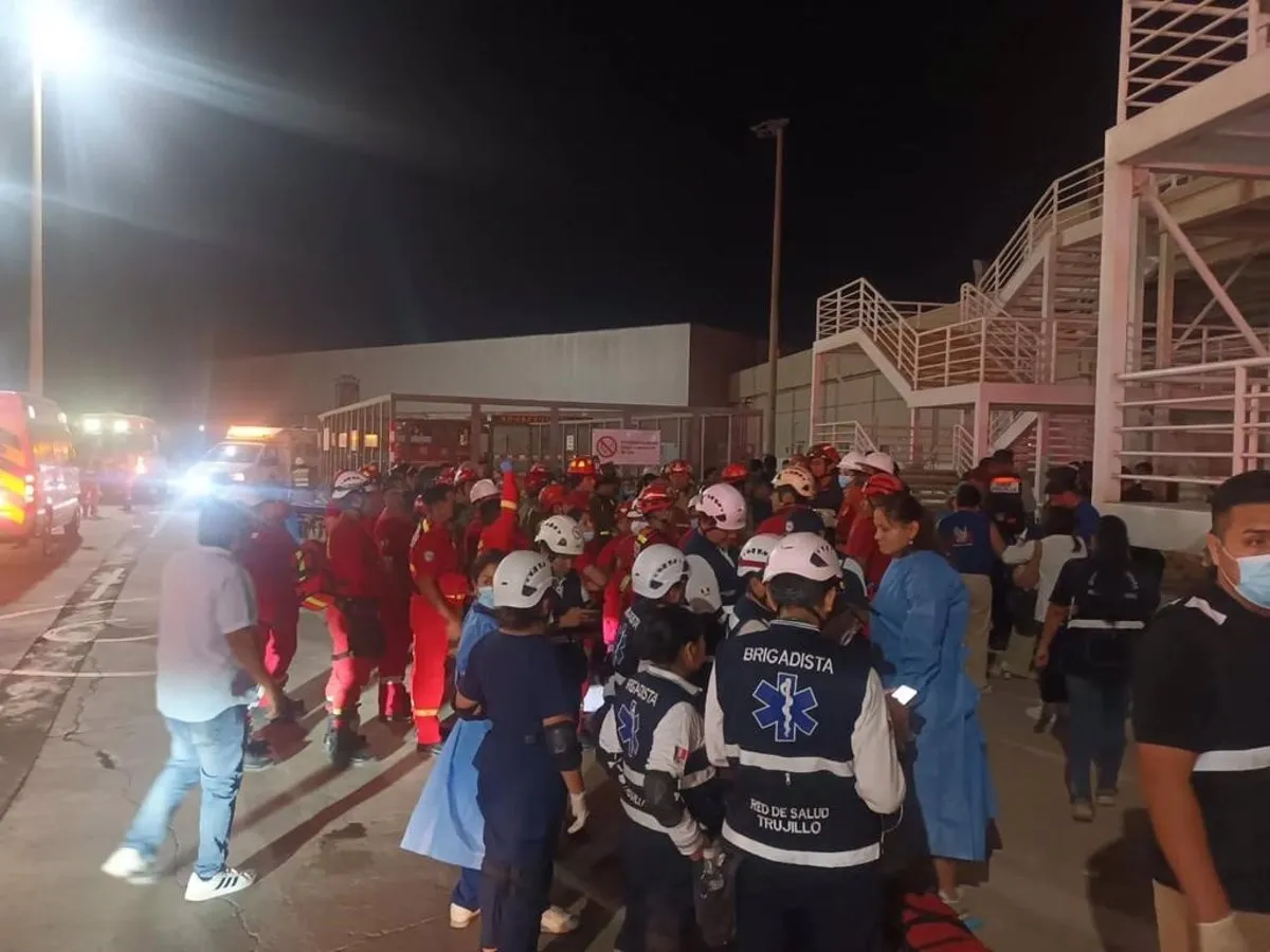 Colapso del centro comercial Real Plaza en Perú - MINISTERIO DE SALUD DE PERÚ