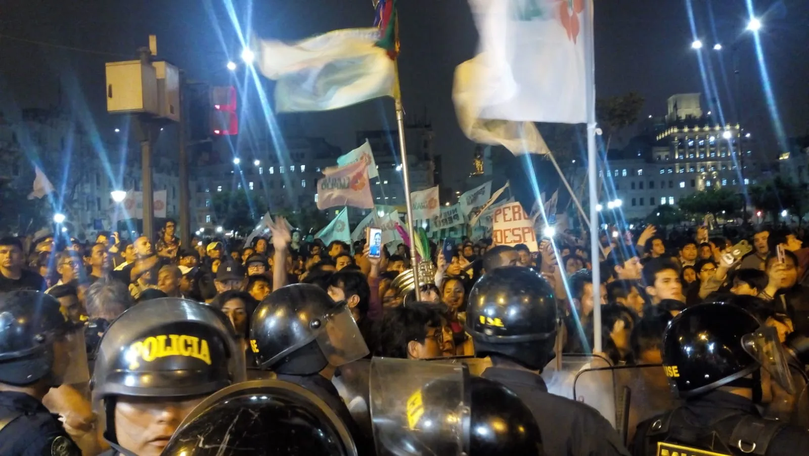 Ciudadanos marcharon contra la liberación de Keiko Fujimori pese a represión policial