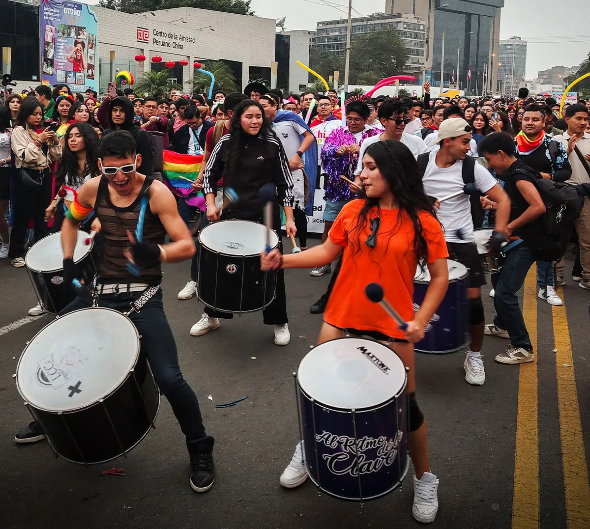 Este 2024, la Marcha del Orgullo inició y finalizó en el Campo de Marte (Foto: Dany Seminario Coronado)