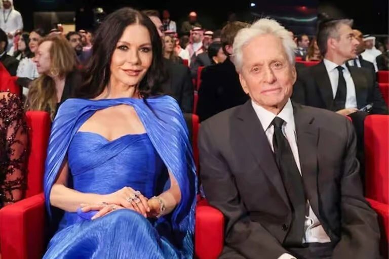 Catherine Zeta-Jones y Michael Douglas | Foto: Getty Images/RSIFF