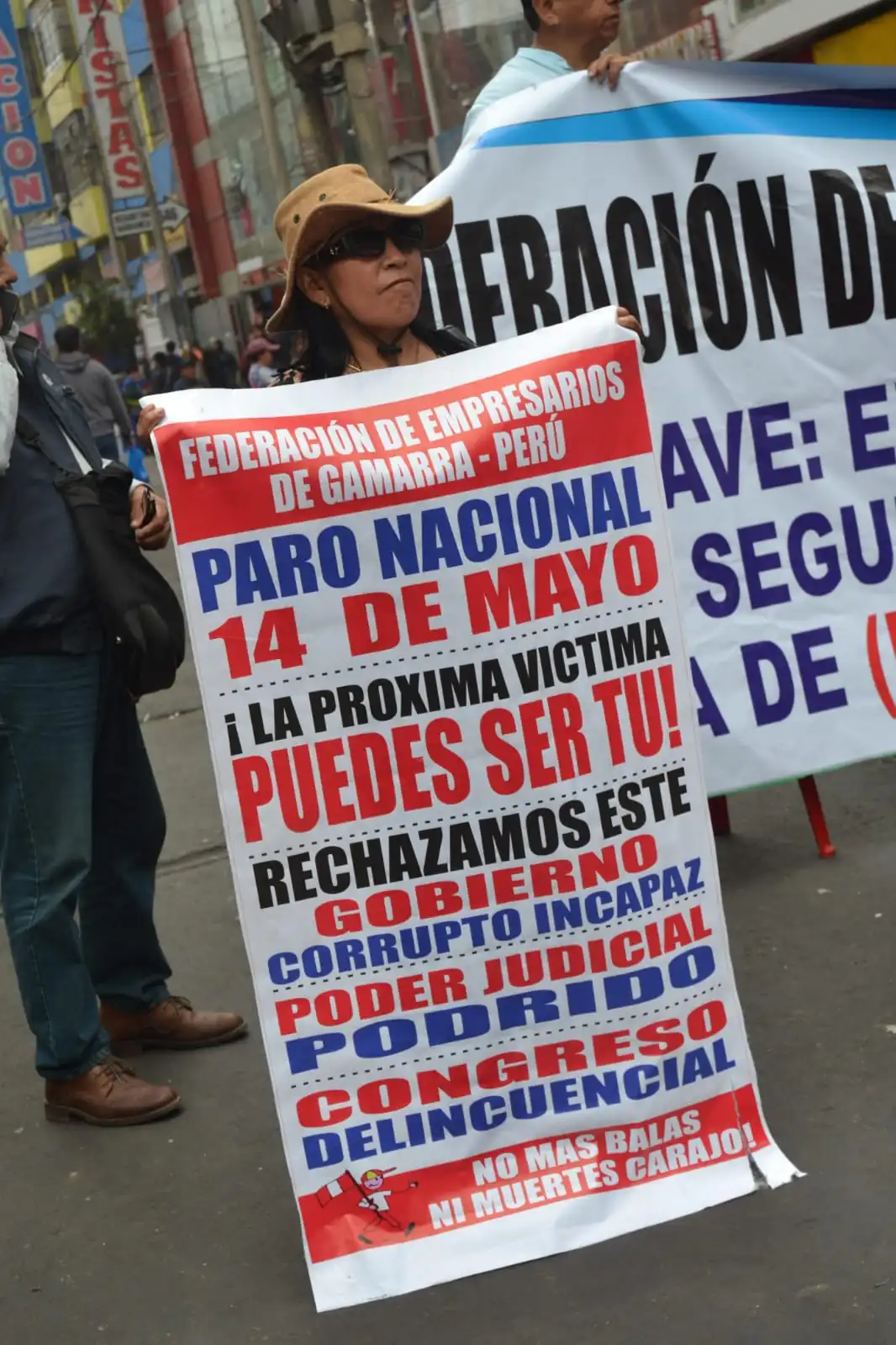 Empresarios de Gamarra se unen al paro de este 14 de mayo | Foto: Juan Buisa Cárdenas