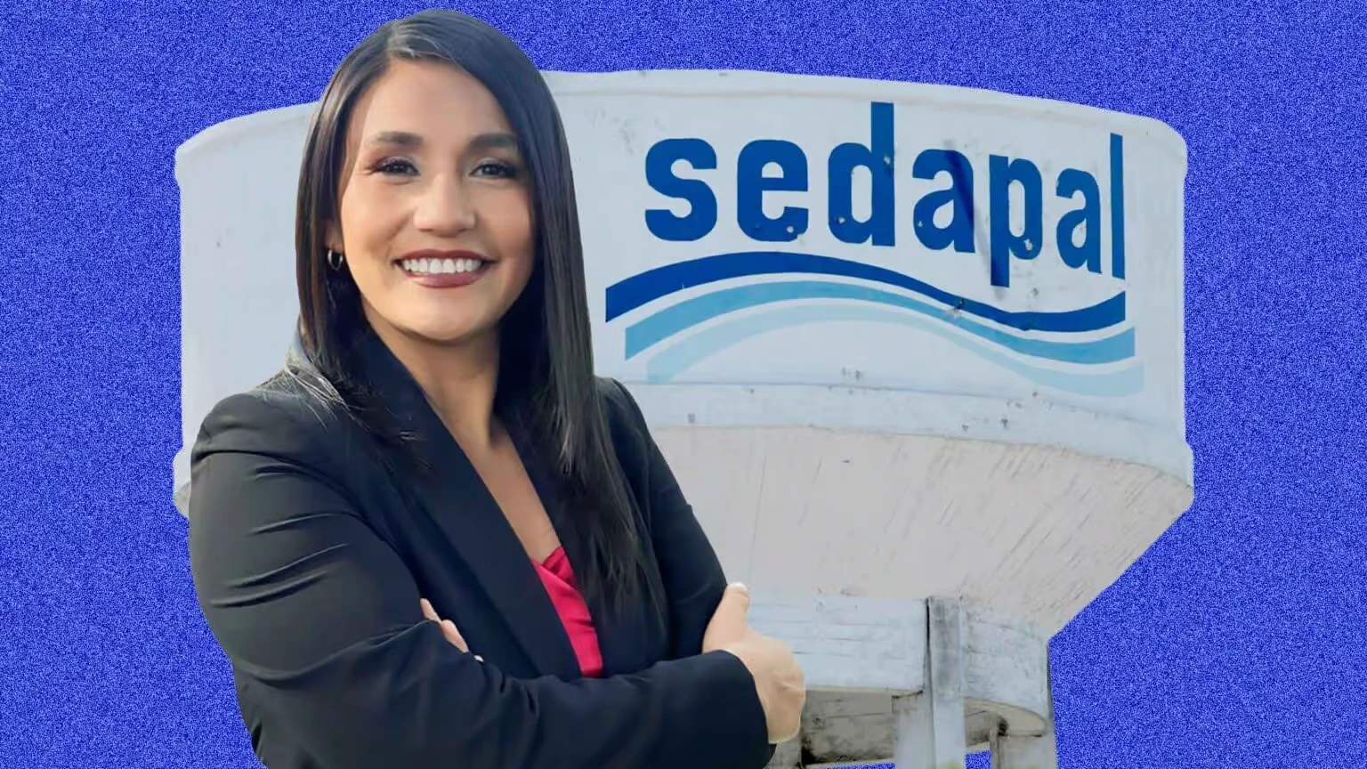 Katia Ochoa Trucios, jefa de Gestión Comercial y Micromedición de Sedapal | Composición: EL PERFIL