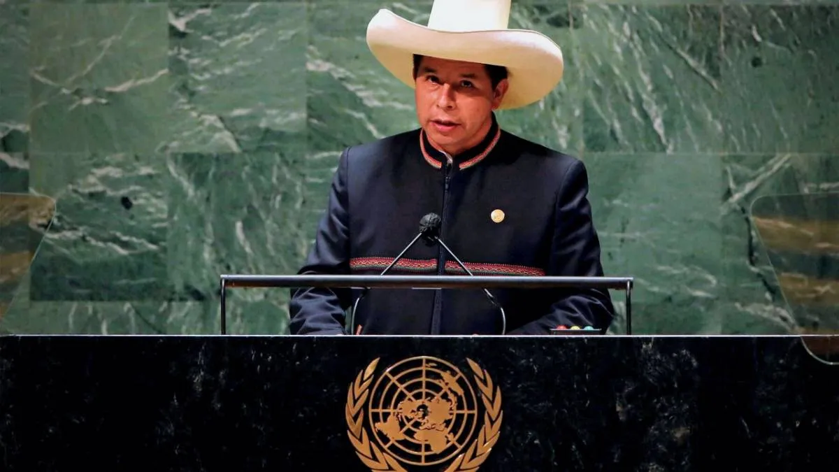 Castillo en la ONU: "Urge transformación social sin violencia, el mundo pospandemia establece un nuevo contrato social"