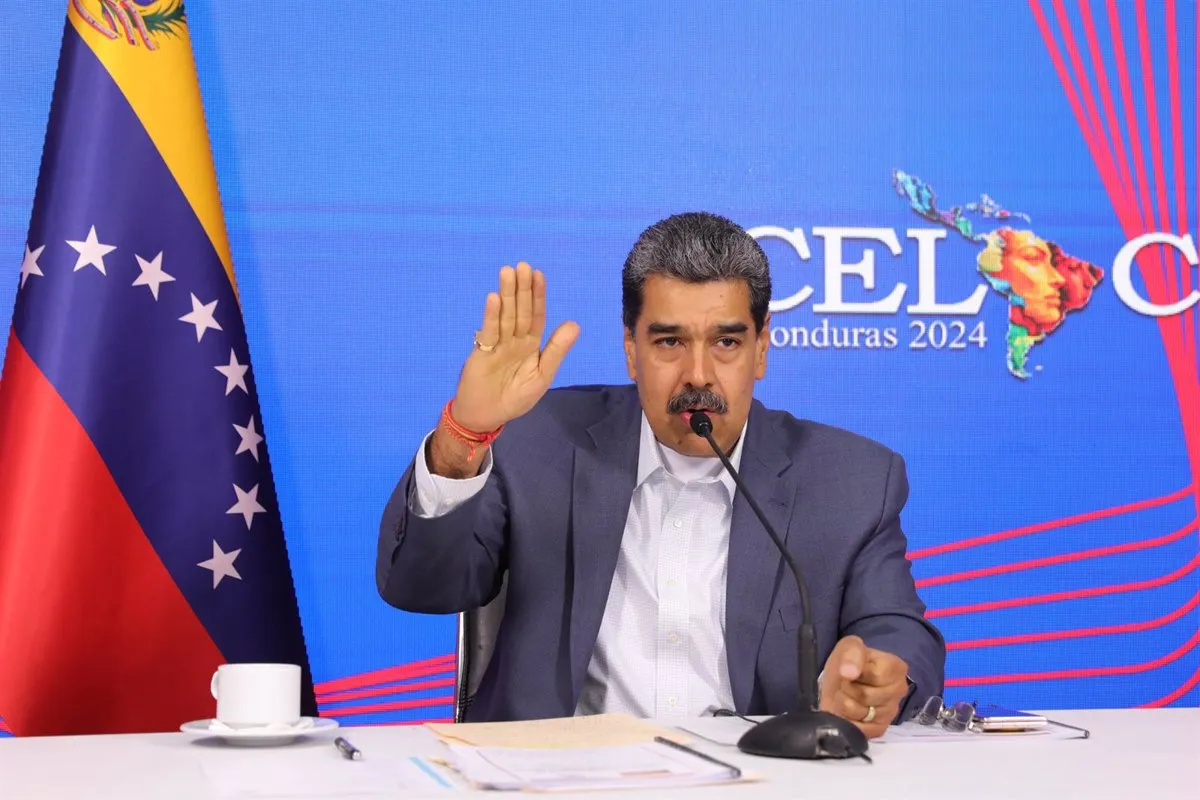 Maduro asegura que "hay sicarios" buscándolo para hacerle "daño" en el marco del proceso electoral