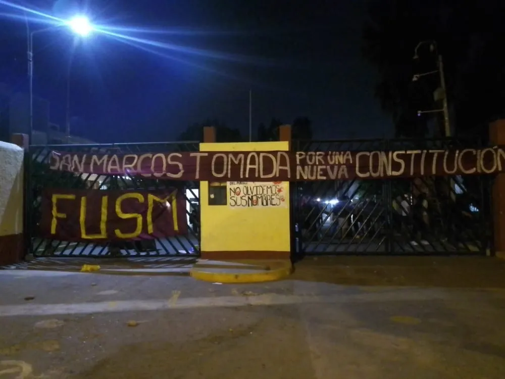 Estudiantes de San Marcos toman la universidad para alojar a delegaciones del interior